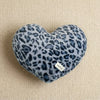 Leopard Print Heart-Shaped Plush Cushion