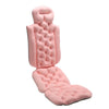 Pink full-body bath pillow with head and neck support