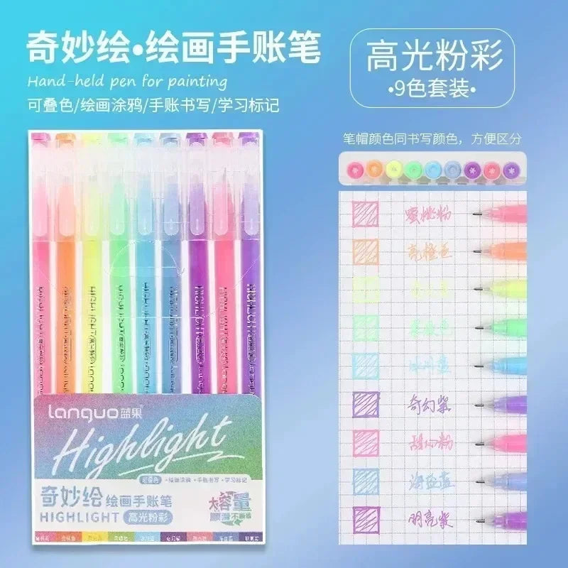 3D Embossed Acrylic Gel Pens - 6/144 Color Options