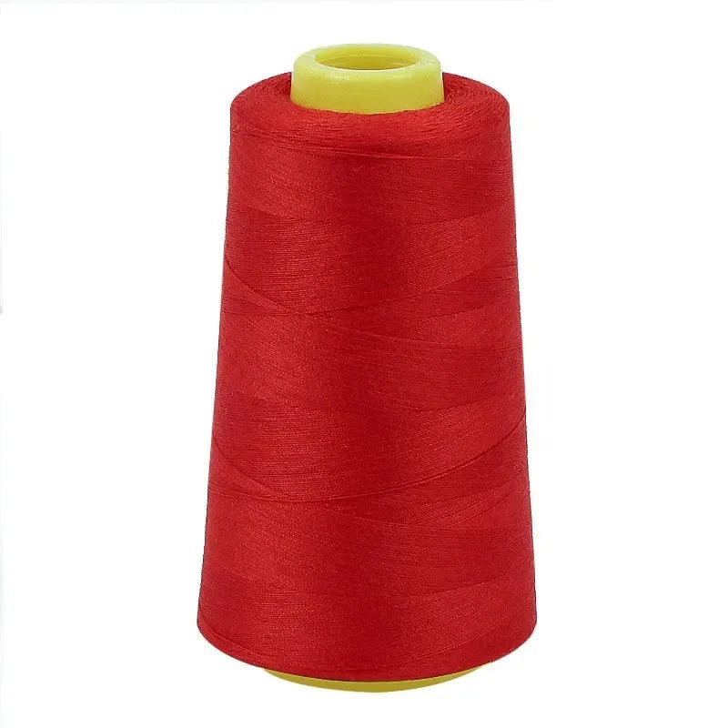Solid Color Polyester Sewing Thread Spools (3000 Yards Each)