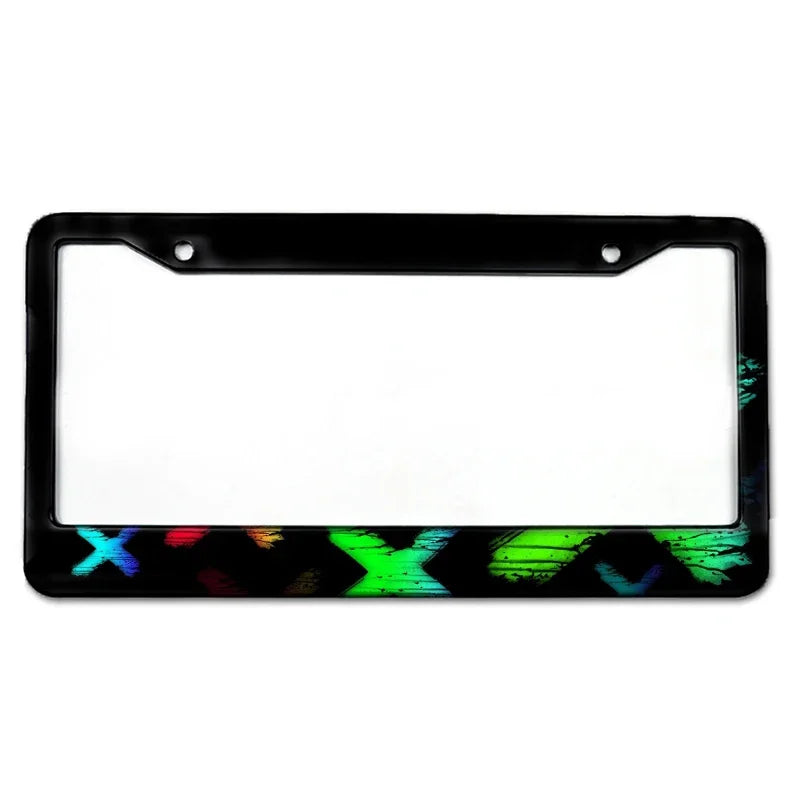 Custom Aluminum License Plate Frame with HD Design