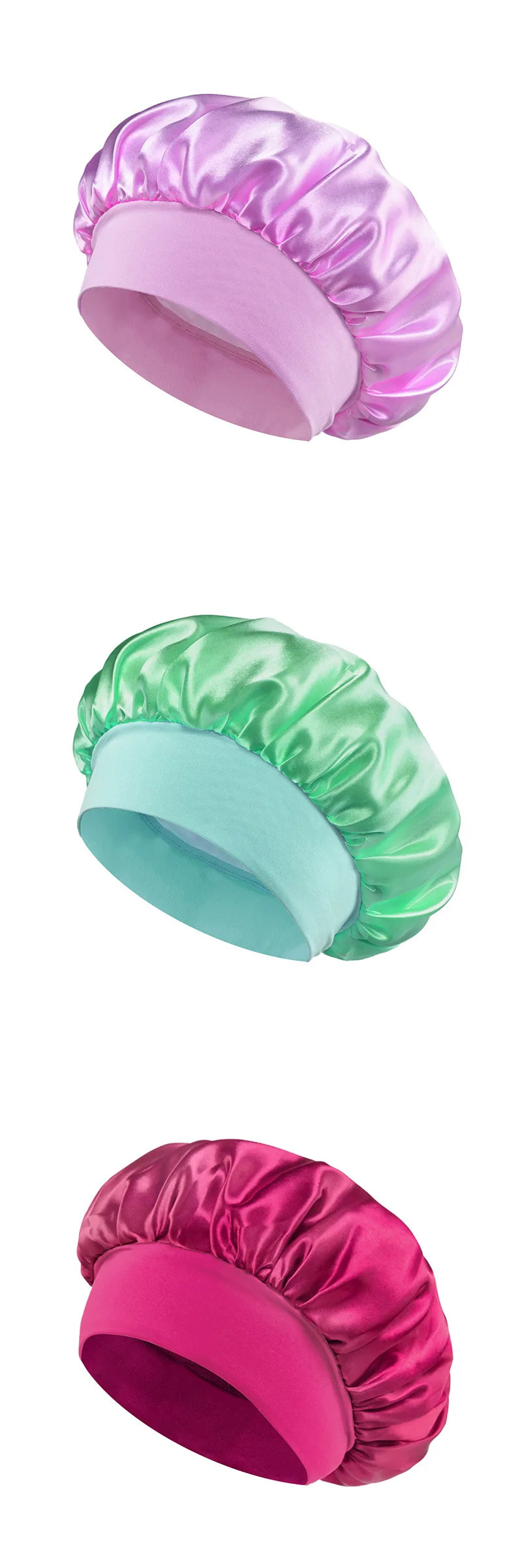 Satin Sleep Bonnet with Adjustable Comfort Band