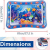 Ocean-Themed Inflatable Water Play Mat for Pets