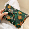Vintage Floral Cosmetic Bag - Portable Makeup & Toiletry Organizer