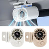 360° Rotating USB Rechargeable Clip-On Fan with 100-Speed Control