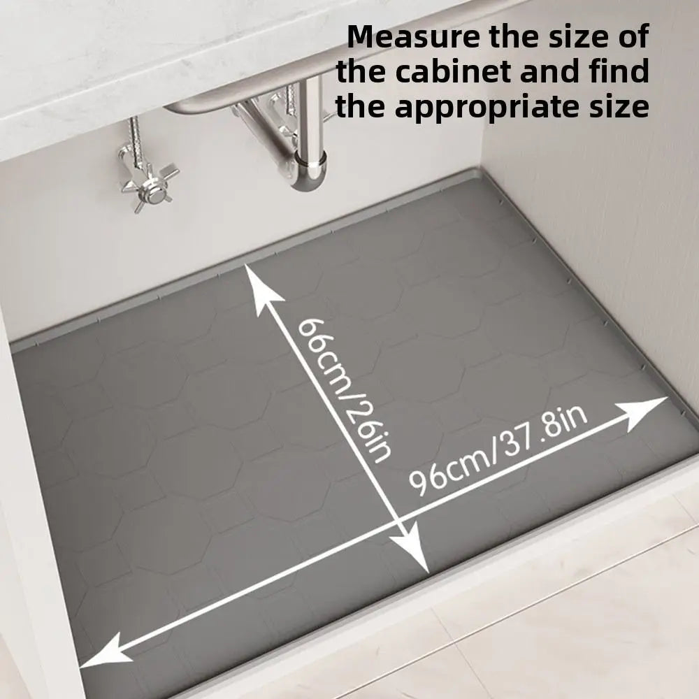 Under Sink Waterproof Silicone Mat