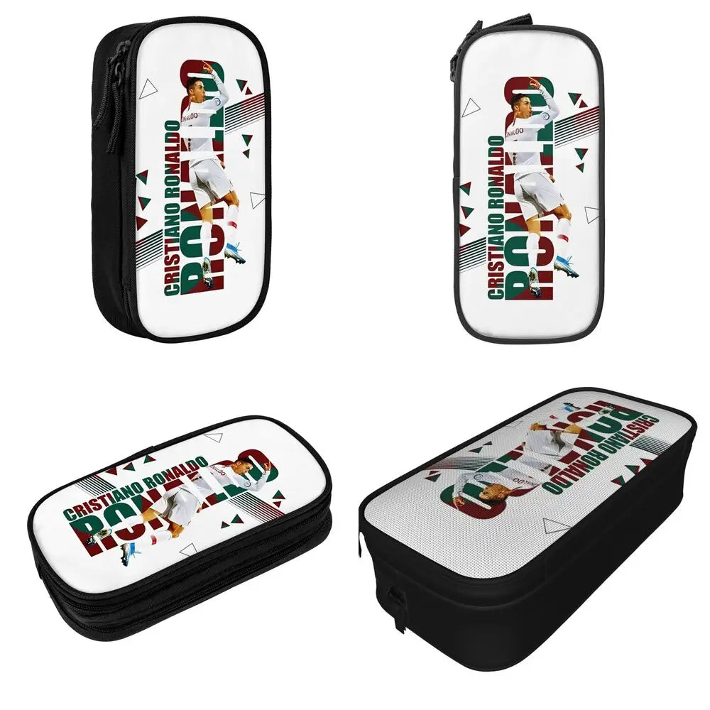 Soccer Star Pen Case – Large-Capacity Pencil Pouch