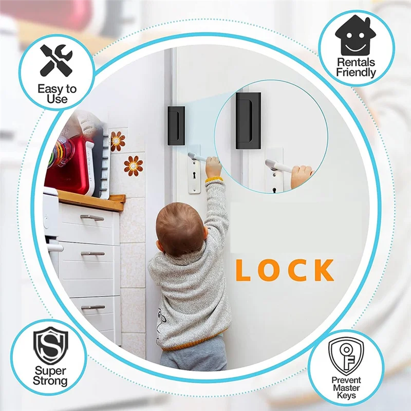 Heavy-Duty Door Reinforcement Lock