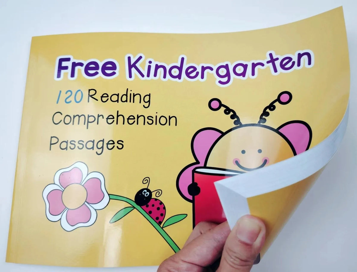 English Reading Comprehension Workbook for Kids Ages 5-8