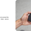 Premium Leather ID Card Holder with Adjustable Lanyard