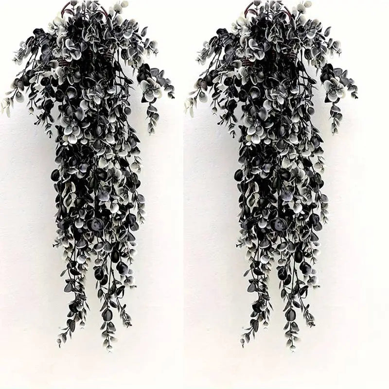 Artificial Flower Hanging Decorations for Autumn and Halloween (Set of 2)