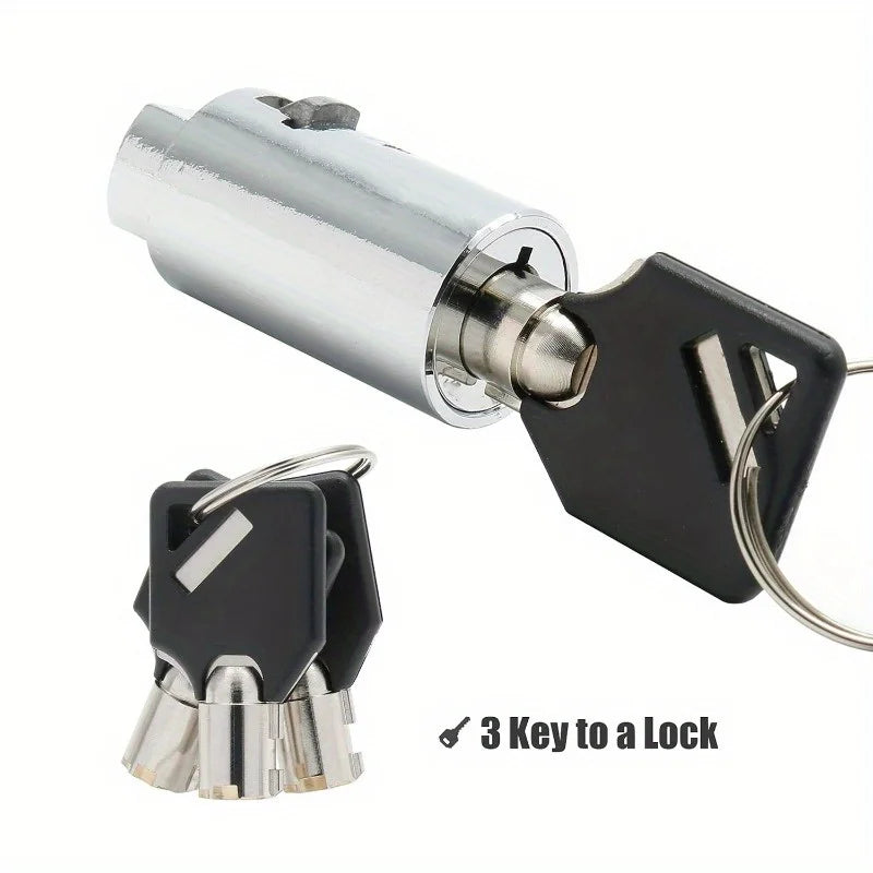 Universal Tubular Key Vending Machine Lock Set with 3 Keys