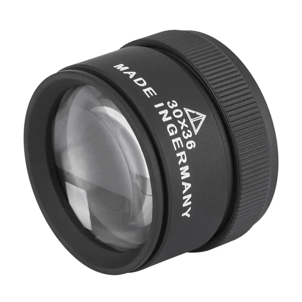 High-Powered 30X Magnifying Glass with K9 Optical Lens