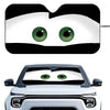Foldable Car Windshield Sunshade with Cute Cartoon Eyes