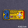 Encouraging Embroidery Iron-On Patches for Clothing and Accessories
