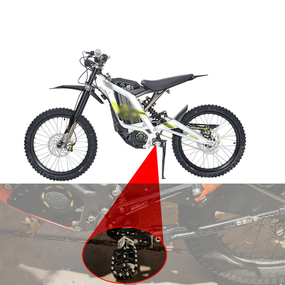 CNC Aluminum Foot Pegs for Surron, Talaria & Dirt Bikes