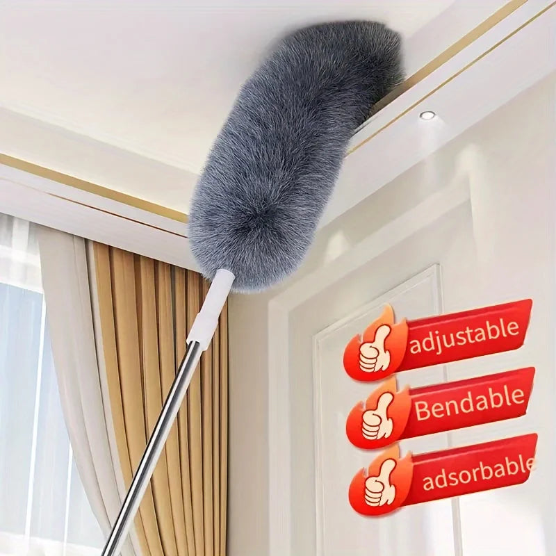 Extra-Long Retractable Duster with Flexible Head