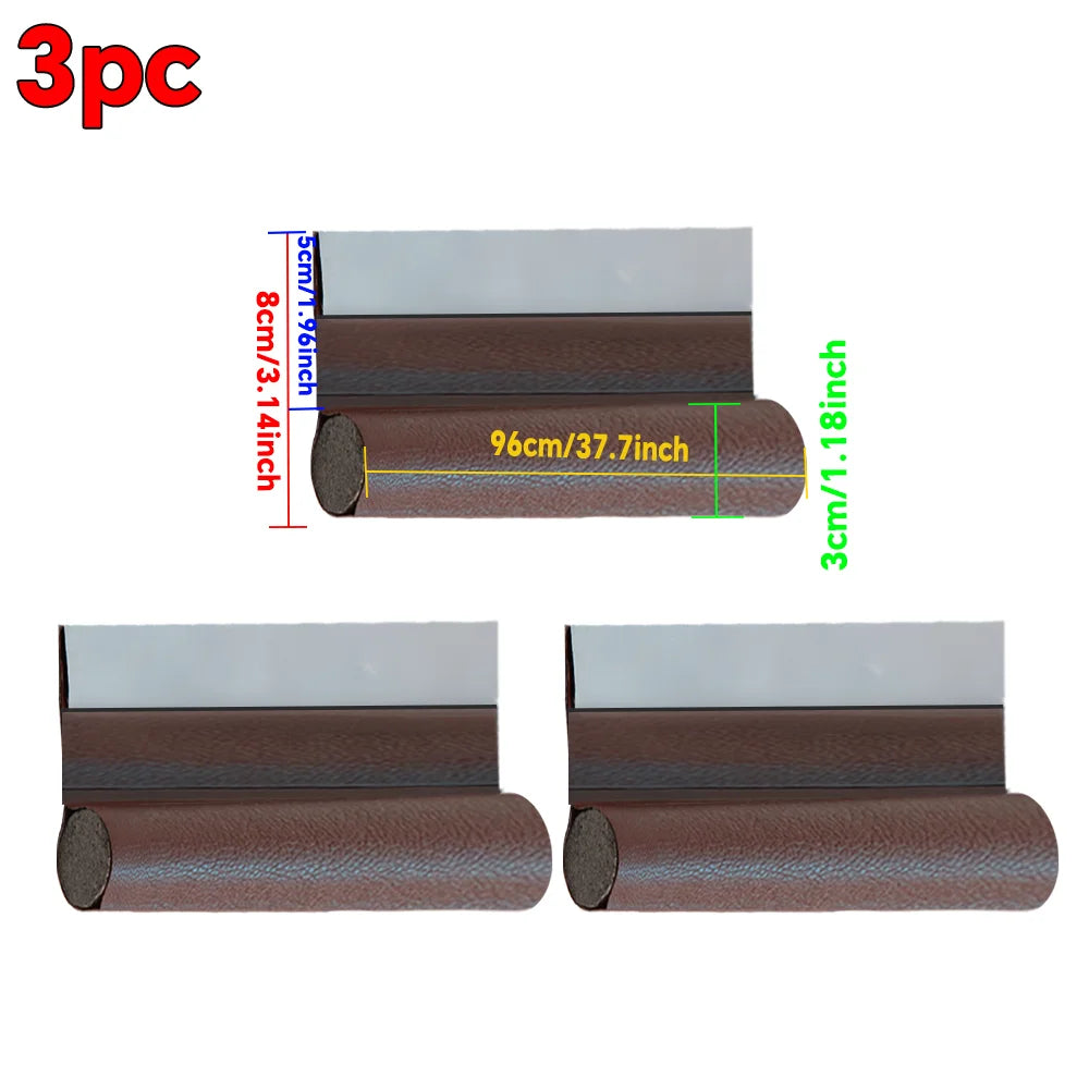 Under-Door Draft Stopper with Adjustable Seal Strip