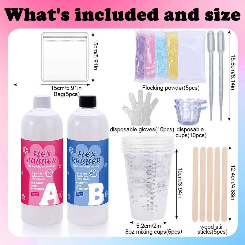 DIY Squishy Making Kit with Silicone Molds