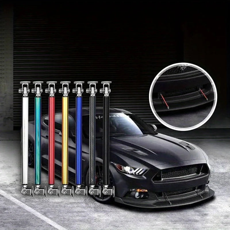 Adjustable Car Front Lip Support Rods – No-Drill Bumper Stabilizers