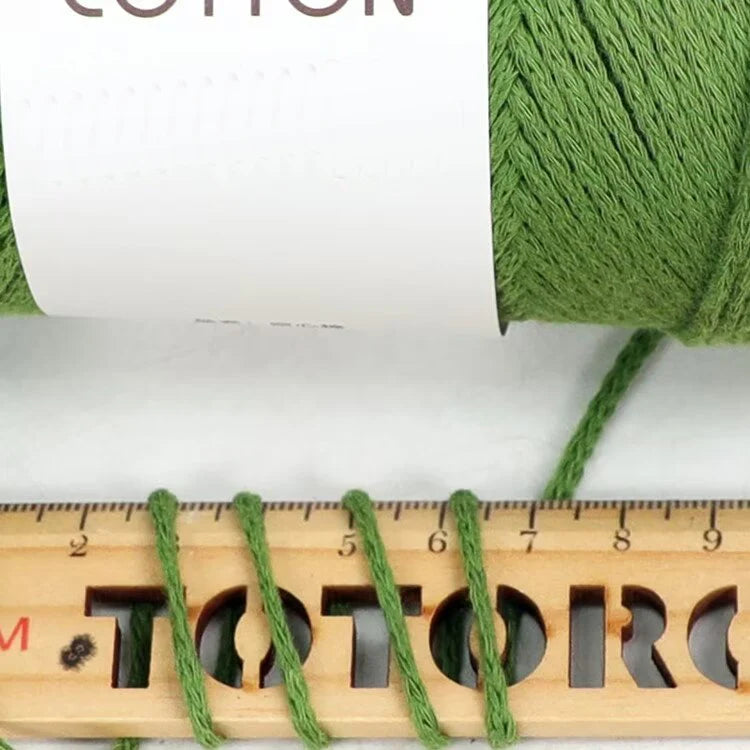 Soft Hollow Cotton Yarn for Knitting and Crochet