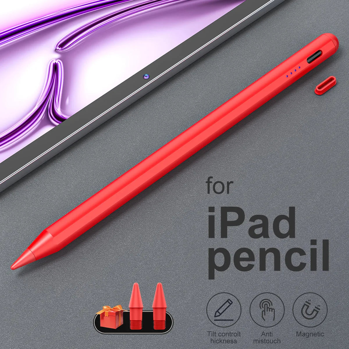 Precision Stylus Pen for iPad with Palm Rejection & Tilt Sensitivity