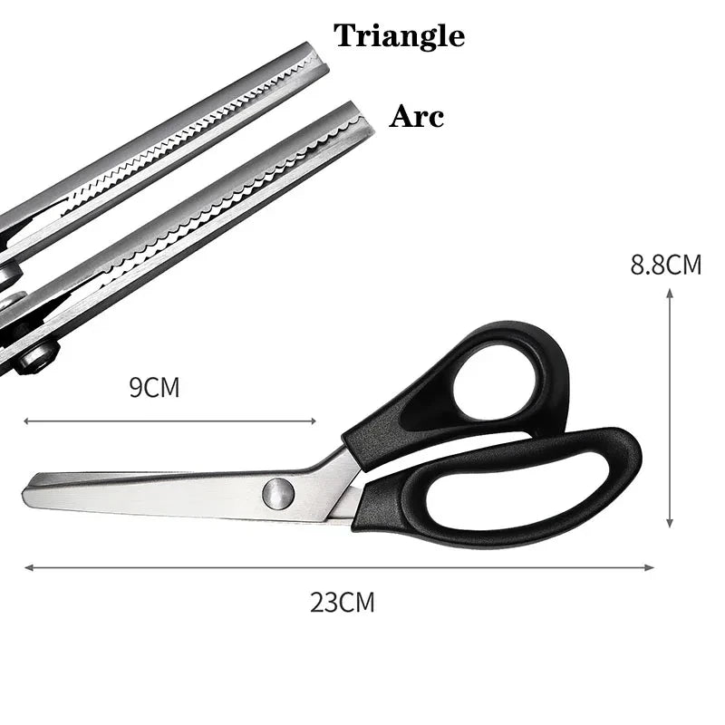 Professional Pinking Shears – Zig Zag Fabric Scissors for Sewing & Crafts