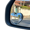 Heart-Shaped Car Blind Spot Mirrors (2-Pack)