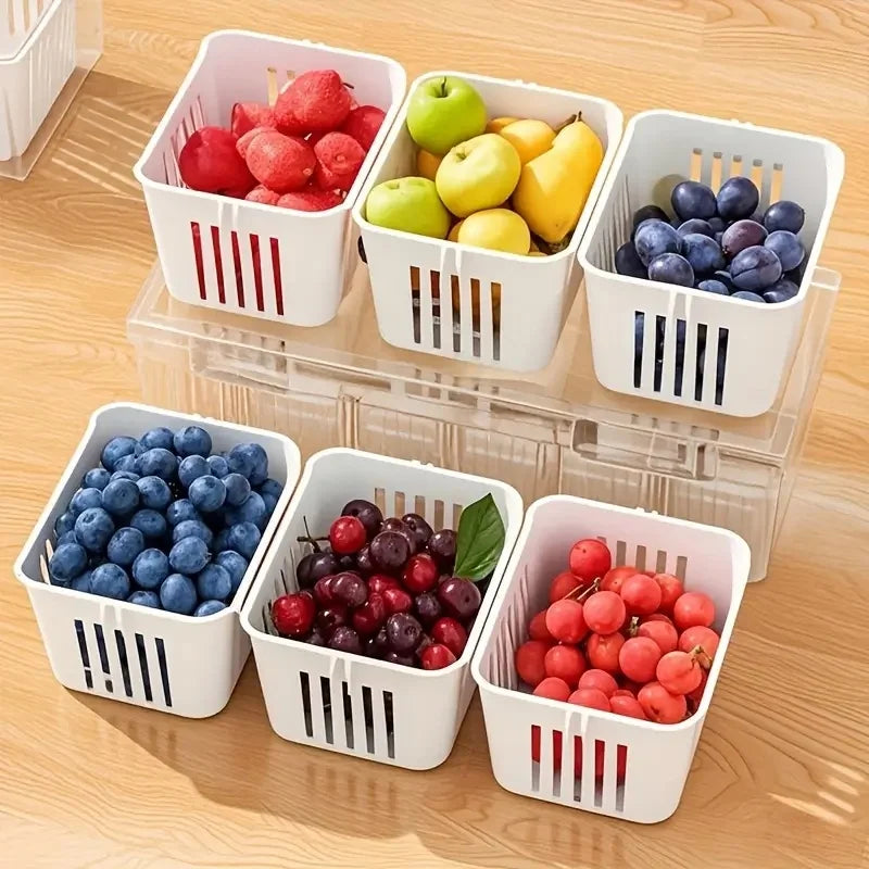 Square Food Storage Containers with Clear Compartments