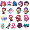 Collection de charms de chaussures de personnages de dessins animés chibi, tirés de la série Spirit Boys.
