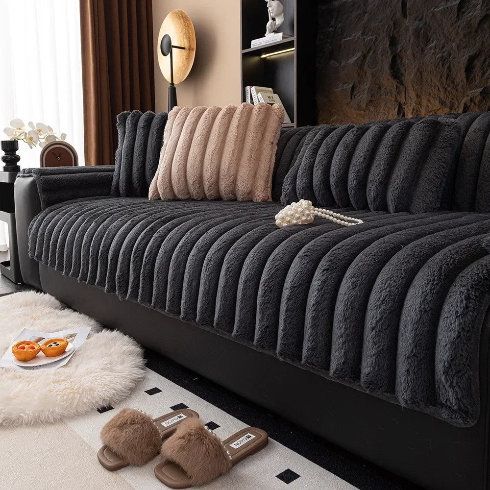 Plush Non-Slip Sofa Cushion for Warmth and Protection