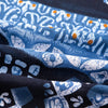 Bohemian Cotton Linen Fabric with Vintage Ethnic Print