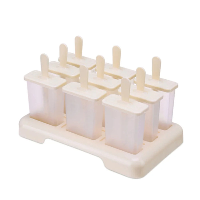 Set de Moldes para Paletas y Helados Caseros con Protección contra Goteo