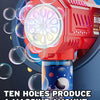 Automatic Bubble Blower Gun with Rocket Launcher