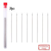 A set of 30 stainless steel beading needles packaged in a clear tube.