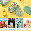 Double Layer Ice Cube Tray with Lid