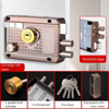 Stainless Steel Exterior Door Lock with 5 Keys