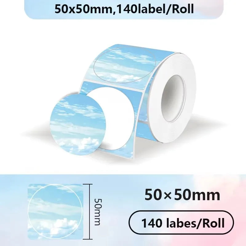 Self-Adhesive Thermal Label Rolls for Mini Printers
