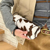 Vintage Y2K Vegetable-Tanned Leather Cylinder Bag