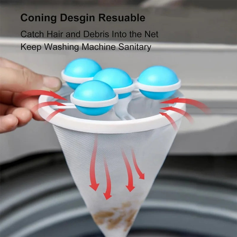 Reusable Laundry Lint & Pet Hair Catcher