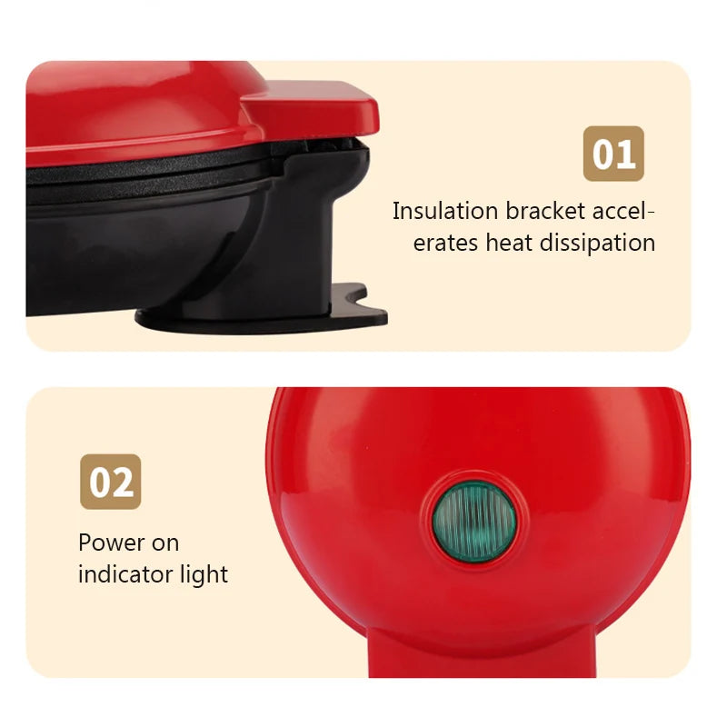 Compact Electric Waffle Maker