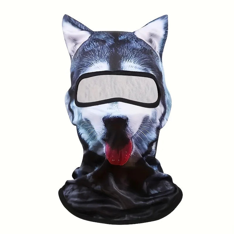 3D-Katzenohren-Balaclava