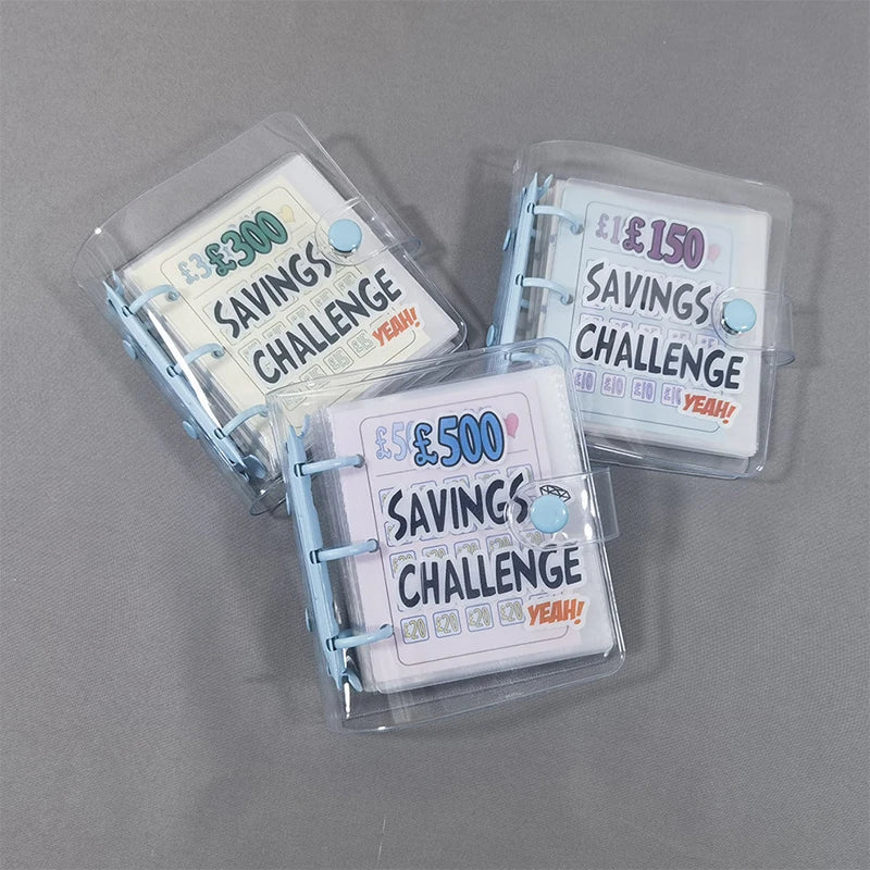 Compact Savings Challenge Binder with Envelopes