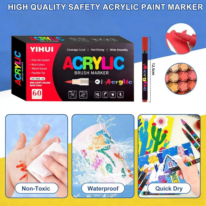 Acrylfarbe-Marker-Set