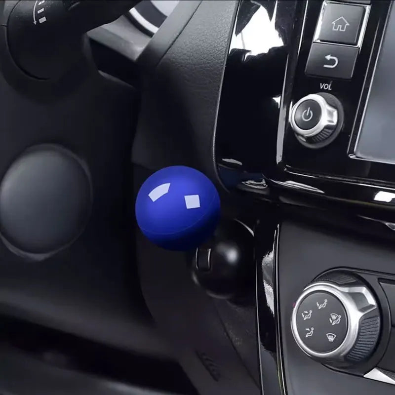 Universal Car Push-to-Start Button Cover in Red or Blue