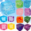 Slow-Rebound Glitter Ice Cube Squishy Toy