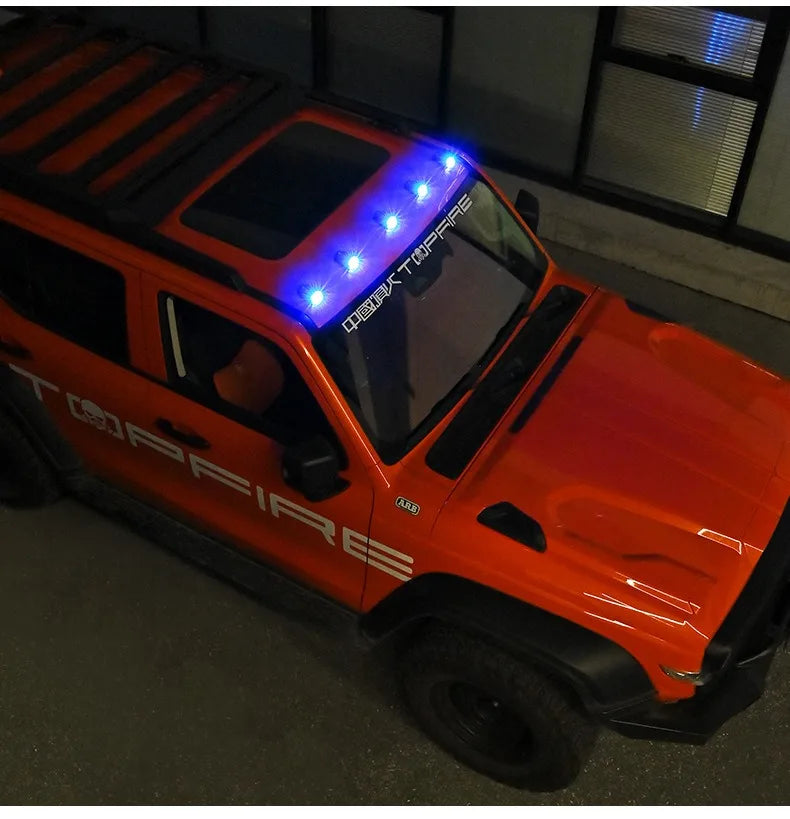 Solar-Powered RGB Strobe Light for Trucks and SUVs (5-Pack)