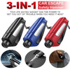 Compact Car Emergency Escape Tool with Window Breaker and Seatbelt Cutter