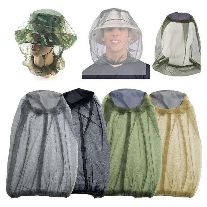 Mosquito-Proof Fishing Cap with Breathable Mesh Face Shield