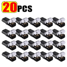 A set of twenty-piece compact electrical wire connectors or quick splice terminals.
